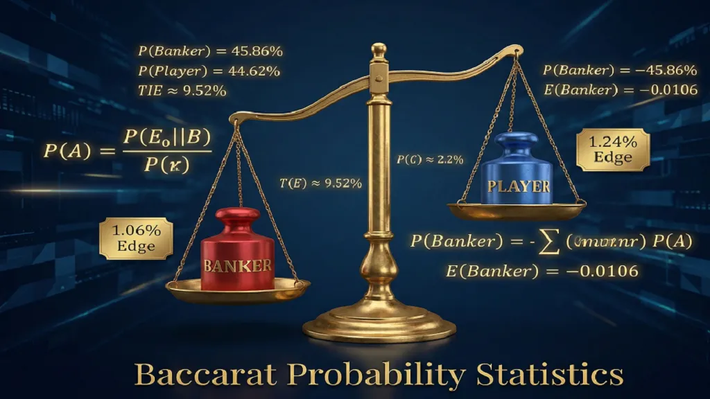 왜 바카라가 유리한가? (확률과 환수율)