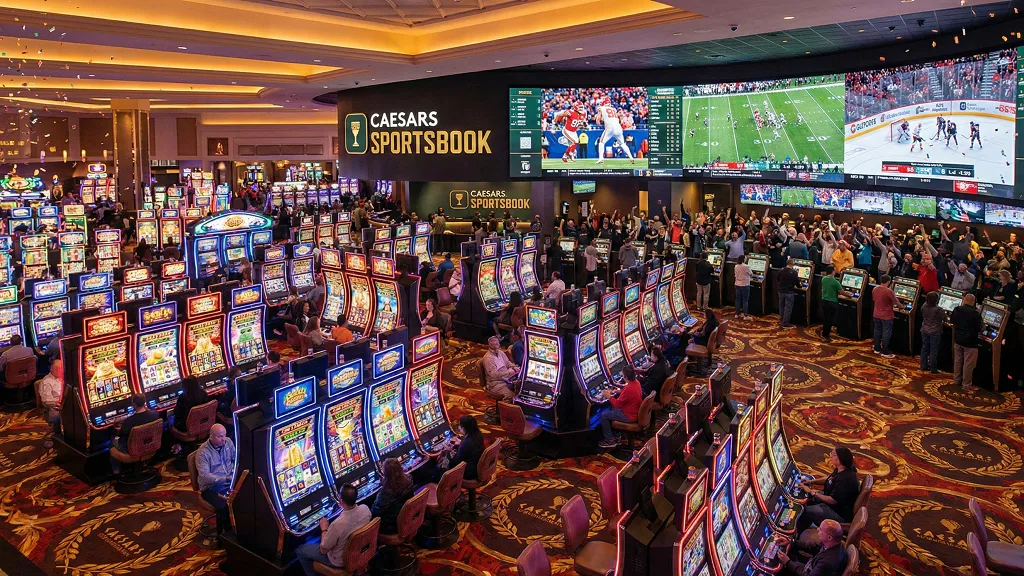 2,000대 슬롯과 스포츠북: 압도적 스케일의 게이밍