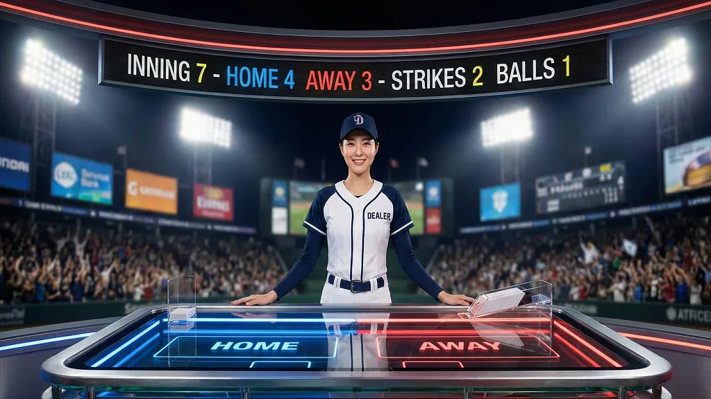 야구의 열기를 라이브 카지노로, '코리안 딜러 베이스볼 스튜디오'