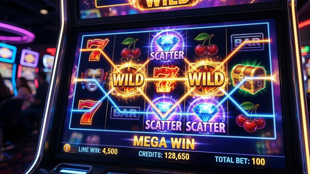 슬롯의 핵심 규칙: 페이라인과 심벌