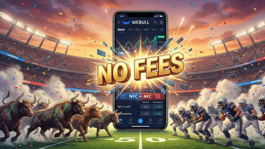웨불(Webull), 슈퍼볼 LX 수수료 면제 승부수… "예측 시장으로 스포츠북 정조준"