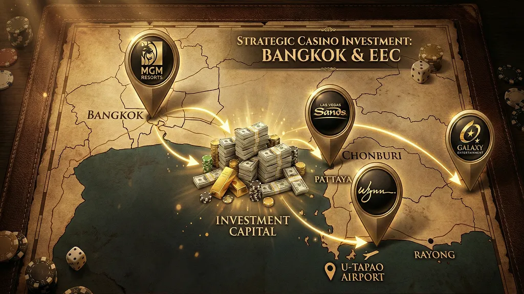 방콕을 차지하라: MGM, 샌즈, 윈의 삼파전