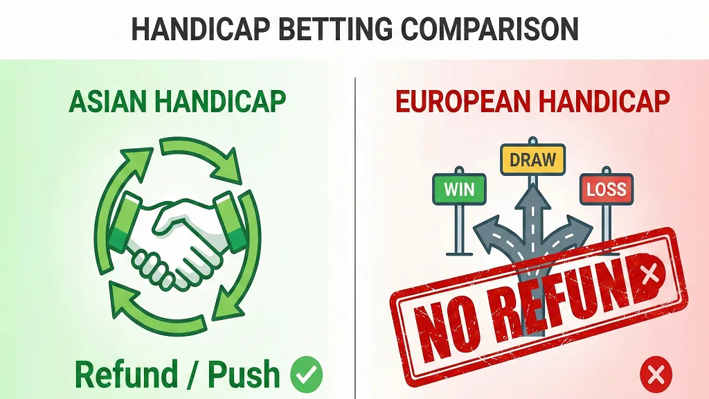 아시안 핸디캡 vs 유러피언 핸디캡 - 환불의 미학